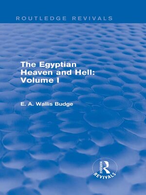 cover image of The Egyptian Heaven and Hell